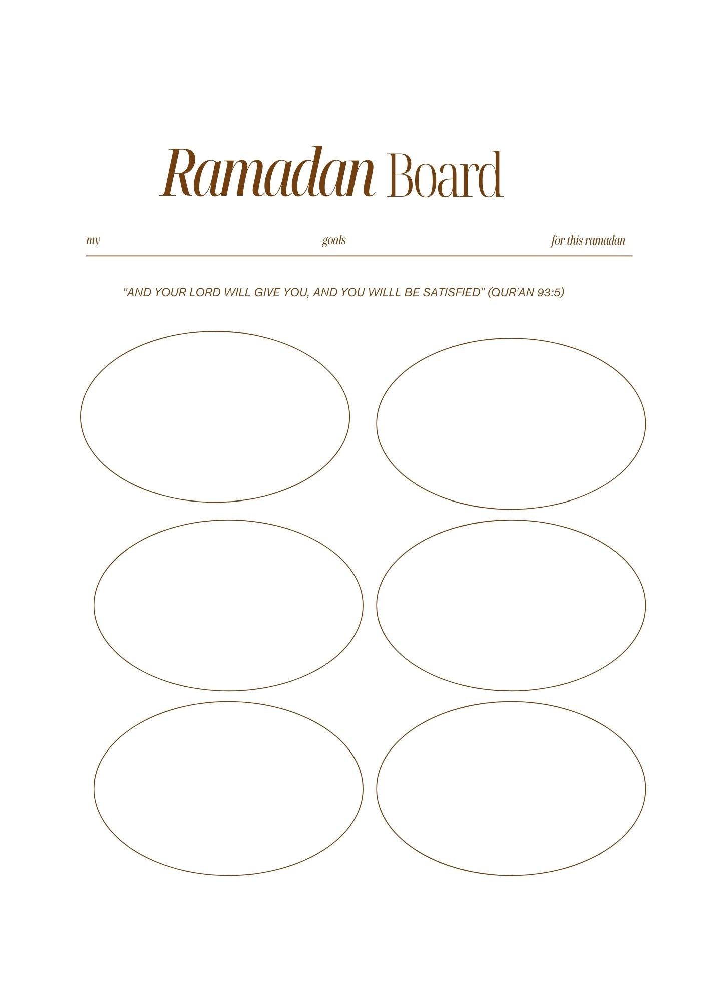 Ramadan Journal