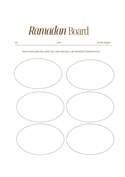 Ramadan Journal